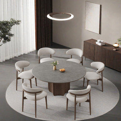 Simple modern household small round table sets