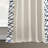 Geniene Nautical Edge Semi Sheer Solid Cotton Bordered - Single Panel D-1264533583