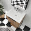 Meuble-lavabo simple 24 po avec plateau en résine Babbin-1796956048