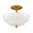 Whitecap 3-Light Brushed Gold Semi-Flush Mount