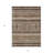 3' X 5' Chocolate And Gray Southwestern Washable Indoor Outdoor Area Rug