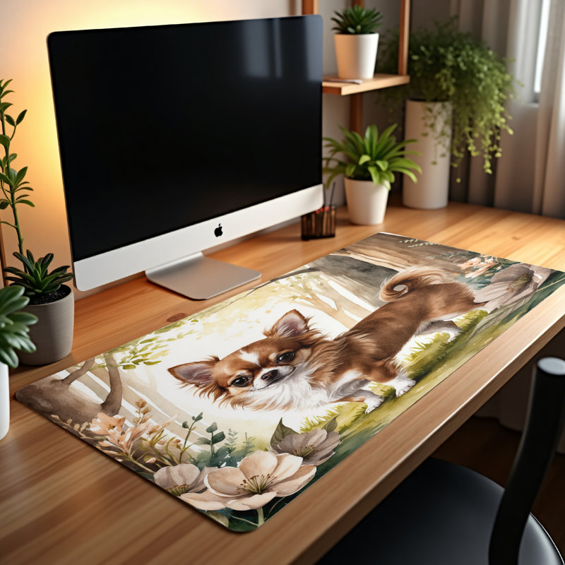 Polyester Desk Pad, 14.4x12.1