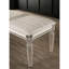 Banc classique classique 1pc avec pieds en acrylique et miroir en bois massif-1092344725