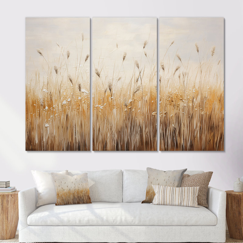 Ensemble de prairies prairies majestueuses, Toile tendue, H 40 po x l 60 po x P 1 po