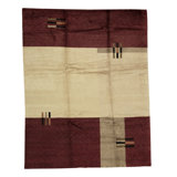 Hand-Knotted High-Quality Red Area Rug