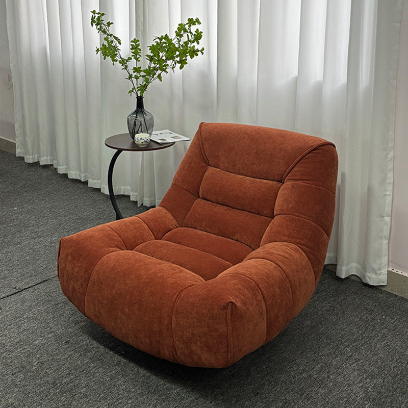 Chaise de luxe en bois massif, Brun-roux