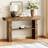 55" Farmhouse Console Table,Wooden Narrow Long Entryway Foyer Table-1315888975