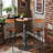 Gatti 2 - Person Pine Solid Wood Top Four Leg Dining Set-122664963