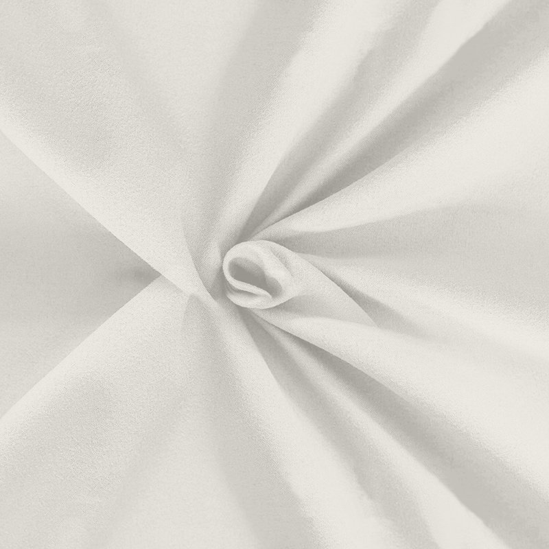 Soft & Breathable Microfiber Extra Deep Fitted Sheet, Cream, Single (3')