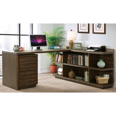 Ensemble de bureau d'écriture en L Arbyrd