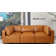 Canapé modulaire en cuir 6 pièces Drua