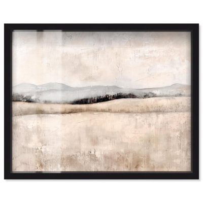 «Distant Hills I Shadowbox Print Landscape Paintings» par Art Remedy