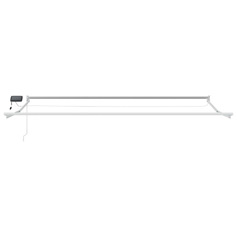 VidaXL Polyester Cover Retractable Patio Awning, 450cm W x 300cm D, White