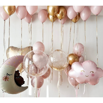 Dreamy Moon, Cloud, and Heart Balloon Set