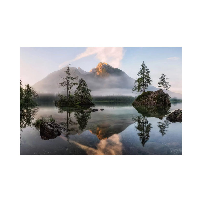 Nature's Awakening 1 Piece Wall Art on Canvas, 152.5 cm H x 101.5 cm W x 3.175 cm D, Floater Framed