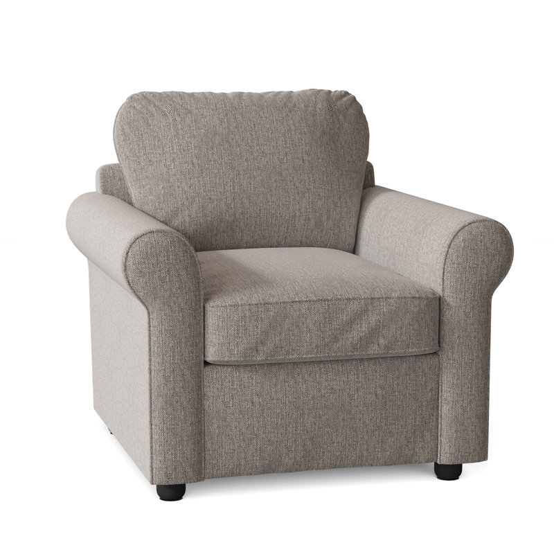 Warrington Upholstered Armchair, Drusky Twig Sustain® Basketweave