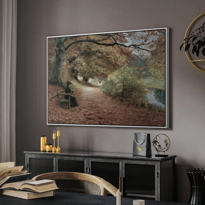 Toile tendue encadrée, "Vintage Landscape" -ccccxxii