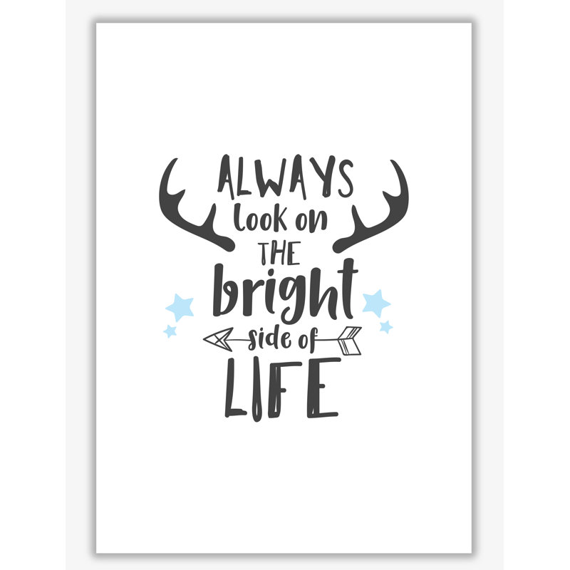 Bright Side Of Life - Print, No Frame, 30 cm H x 21 cm W x 1 cm D