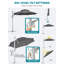 Beeta 132'' All-Aluminum Cantilever Umbrella-772996585