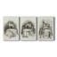 A Gentleman IV  -Custom Wrapped Gallery Canvas - 3 Pieces-1937399152