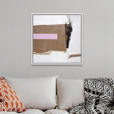 Gravier et goudron - reproduction sur toile