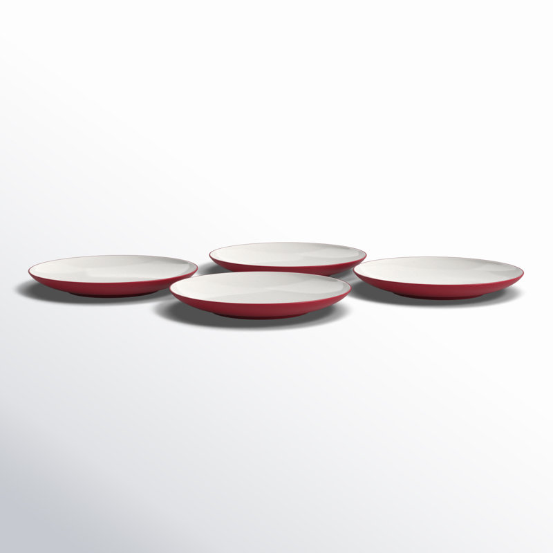 Noritake Colorwave Coupe Salad Plates, 8-1/4", Raspberry