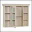 Armoire de rangement murale avec miroir, 6 tablettes pour une salle de bain moderne organisée et élégante, conception durable et écologique