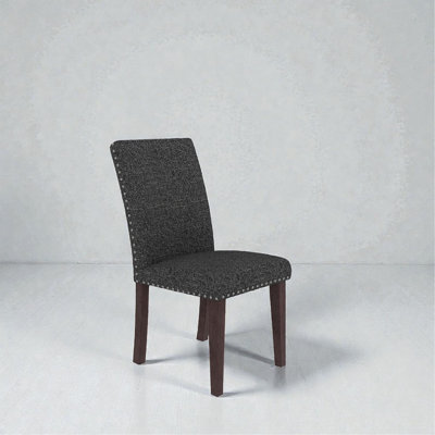 Regal Estate Upholstered Dining Chairs Set of 2, High Back Dining Room Chairs with Nailhead Trim, Soft Padded Kitchen Chairs for Home Dining Living Room