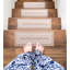 Tapis d'escalier intérieur antidérapant à bordure en caoutchouc pour marches en bois-90965384