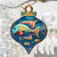 Ornements de Noël des Fêtes - Poissons exotiques en bois par Debrekht