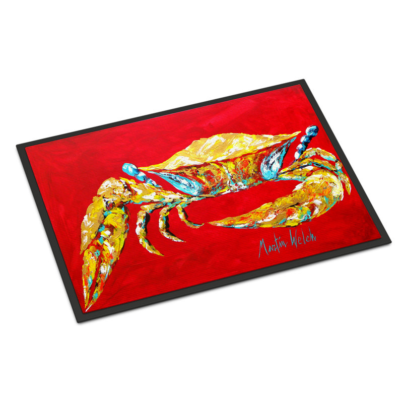 Tapis de crabes pour porte crabes et antidérapantes crabes, Rectangle 2 pi x 3 pi