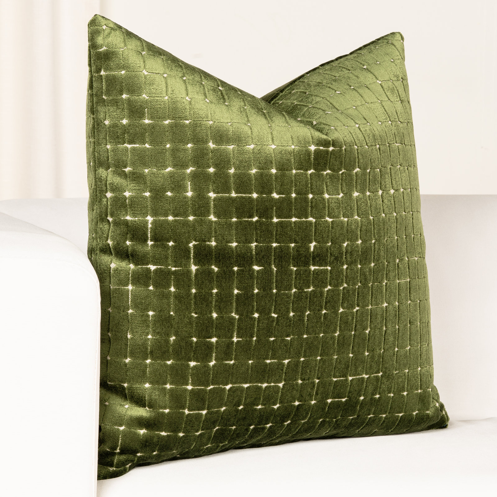 Throw Pillow, 18" x 18", Polyfill, Parsley