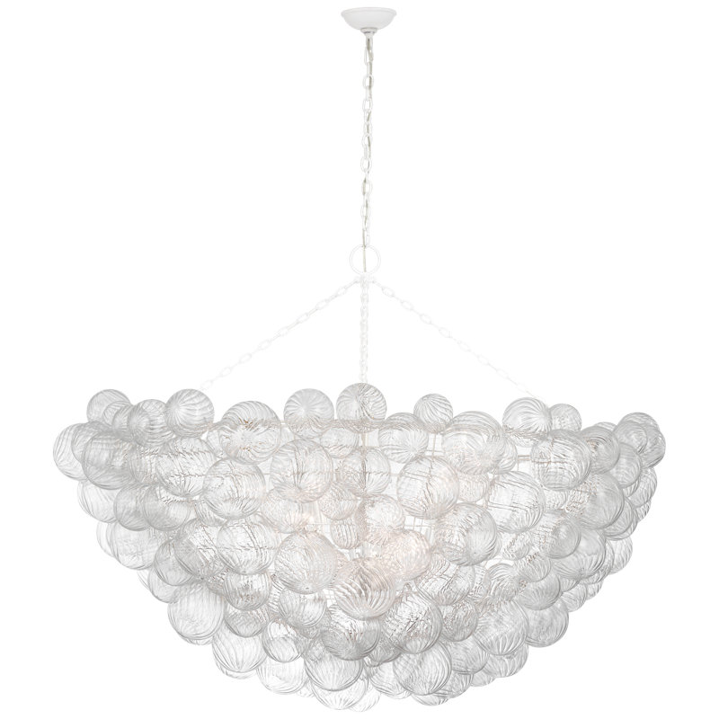 Talia 20 - Light Chandelier, Plaster White