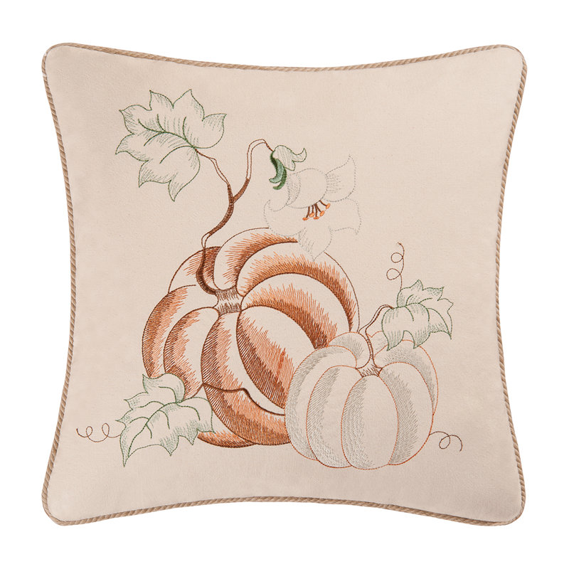 Coussin 100% coton citrouilles Glazer