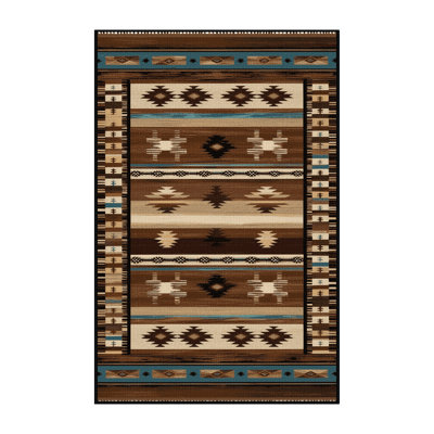  Tapis lavable Western Ranch Southwestern