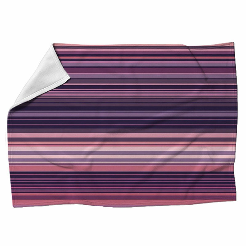Machine Printed Throw Blanket, 68" W x 80" L