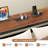 L-Shaped Bunk Bed with Dual Desks and Storage - Metal Platform Loft bunk bed for 2 People-1820487111