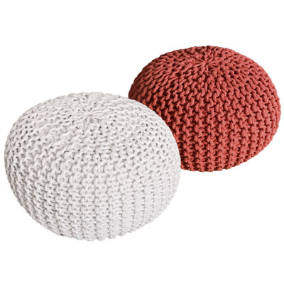 Iyana 55cm Wide Pouf Ottoman