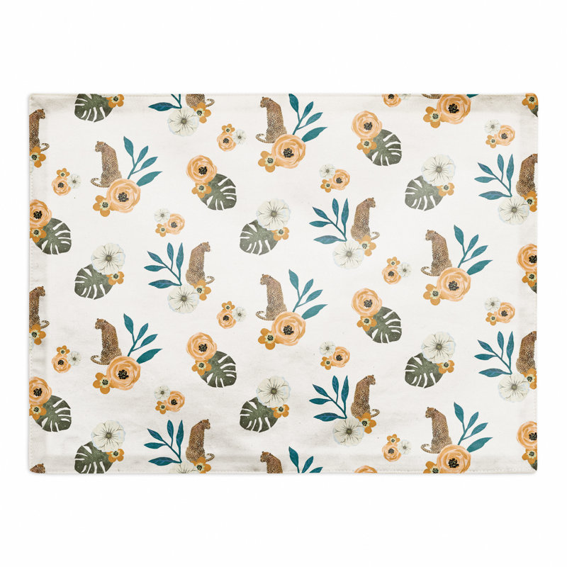 Napperon Tropical, Blanc