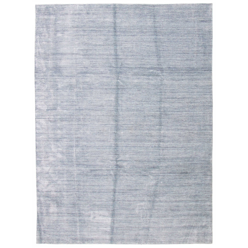 Tapis bleu clair unique 9 pi 1 po x 12 pi 1 po Marystone