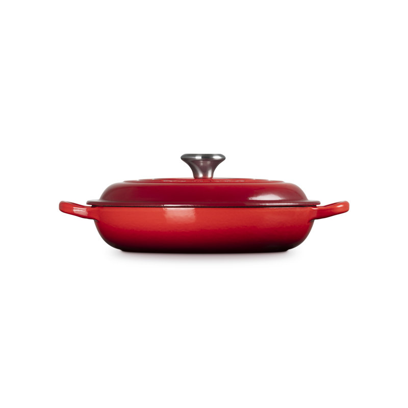 Le Creuset Signature Shallow Casserole 22cm, Cerise