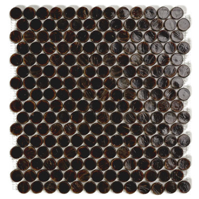 Chestnut 4 6/8" Barrels Glass Mosaic