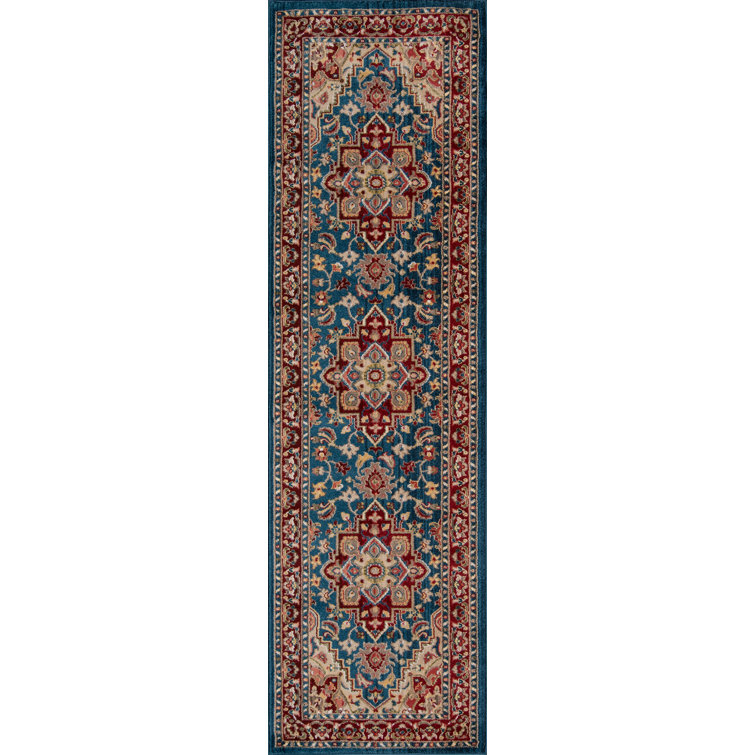 Tapis oriental bleu / rouge Canberra