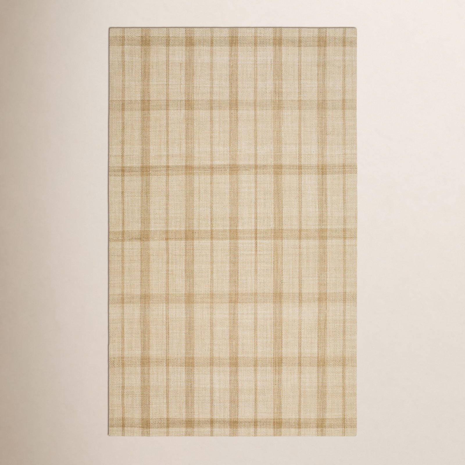 Adella Hand-Woven Plaid Rug, Rectangle 2' x 3'