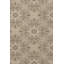 Tapis rond lavable à base géométrique-125331565