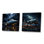 Avion militaire - Blue Thundering Skies - Ensemble de 2 carrés de collage militaire