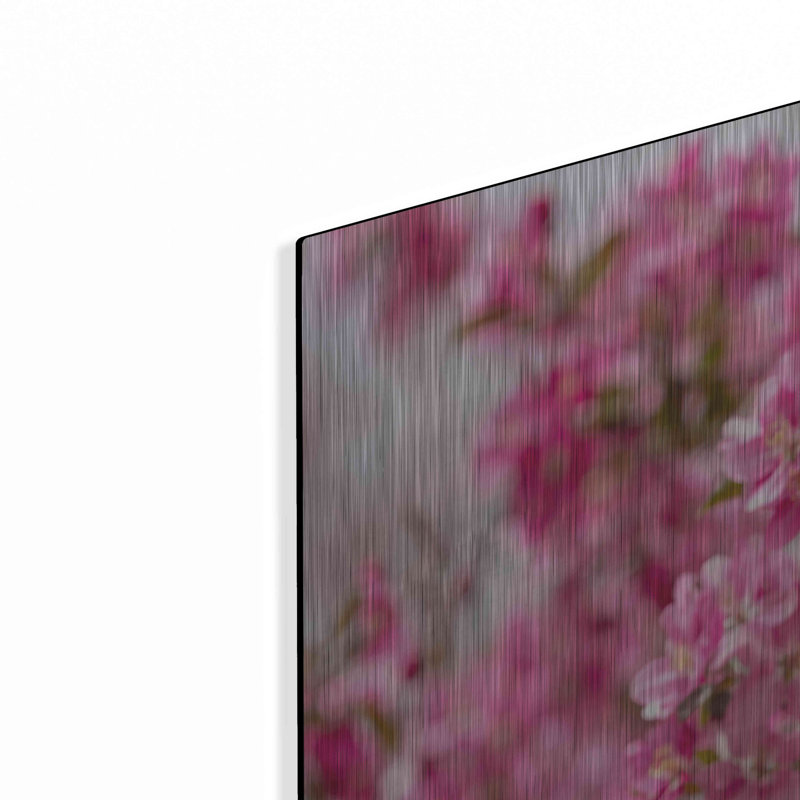 " Pink Floral " Print, 12" H x 16" W