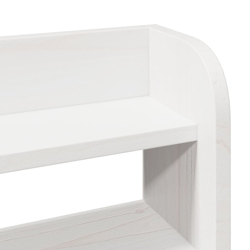 Solid Wood Headboard, 200 x 200 cm, White