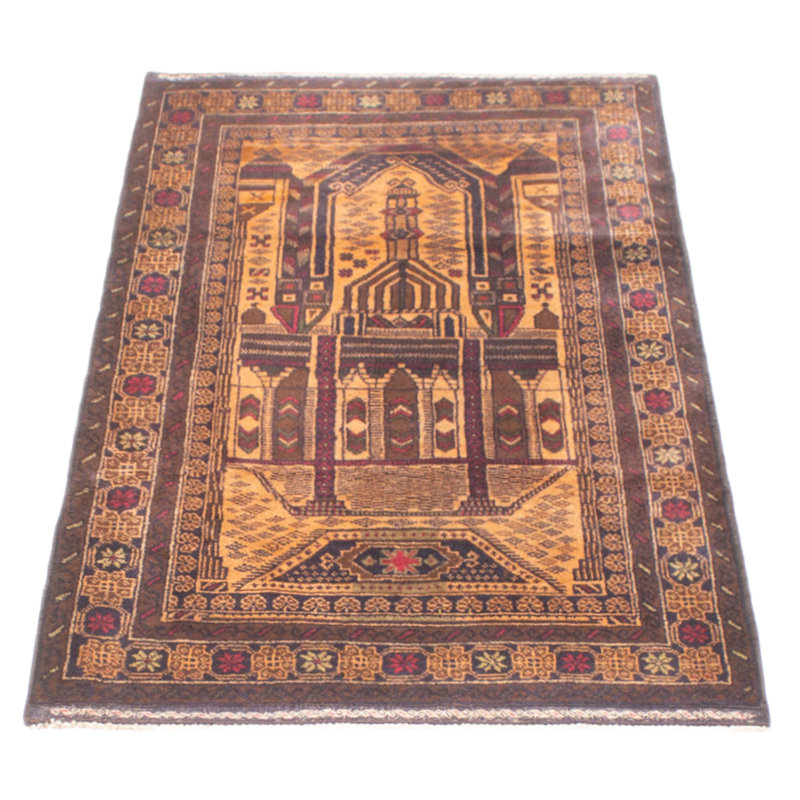 Teimani Brown Rug 3'1" x 5'5"