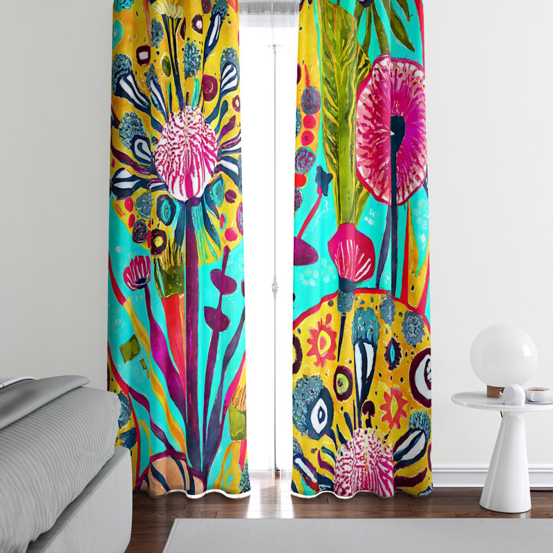 Anete Room Darkening Curtain Pair, 20" W x 82" L